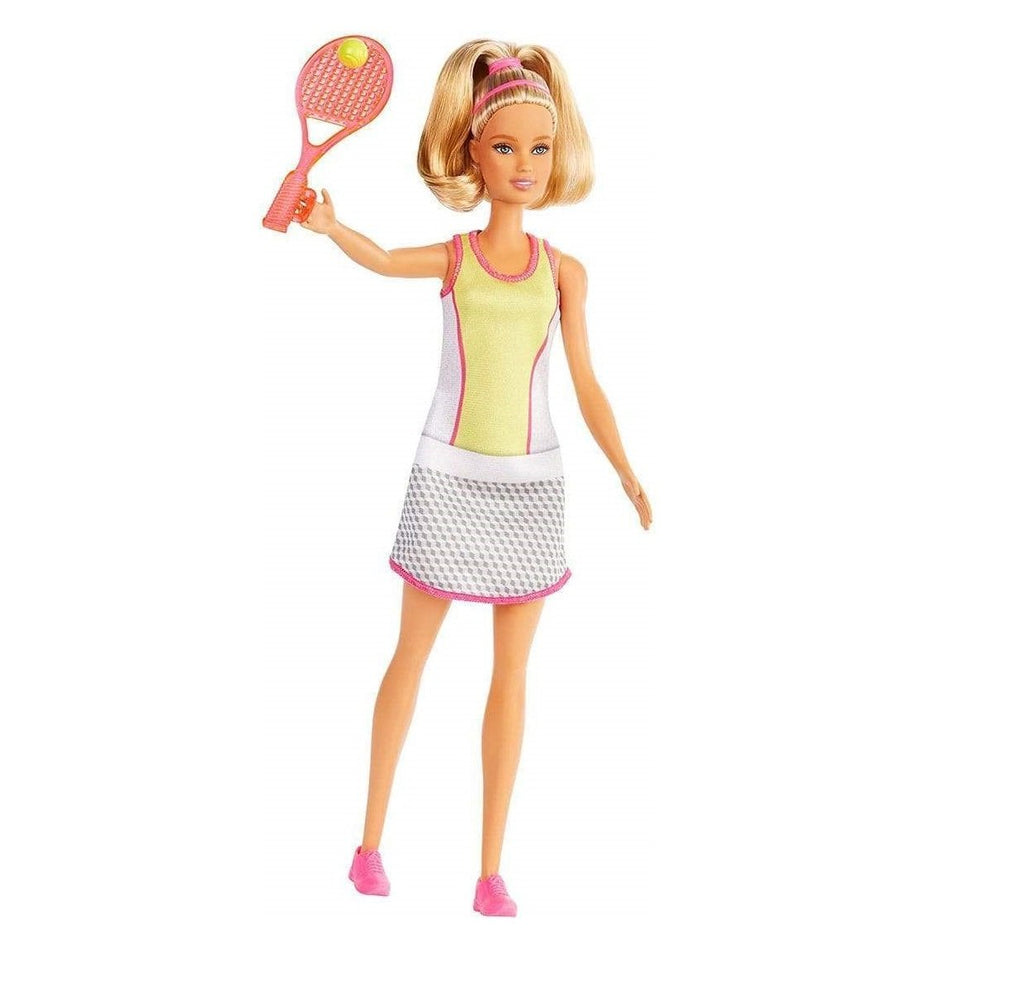 Barbie Toys Barbie Blonde Tennis Player Doll with Chic Tennis Outfit
