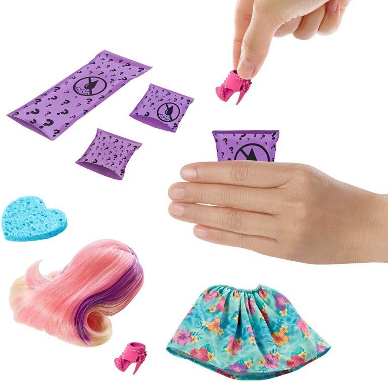 Barbie Toys Barbie Color Reveal Doll with 7 Surprises GTP42