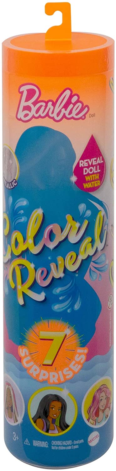 Barbie Toys Barbie Color Reveal Doll with 7 Surprises GTP42