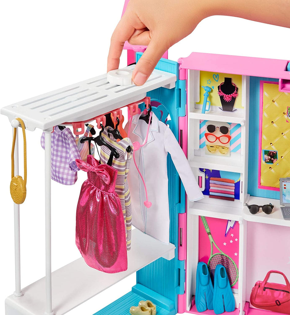 Barbie Toys Barbie Dream Closet with Blonde Barbie Doll & 25+ Pieces