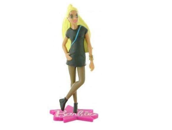 Barbie Toys Barbie Fashion Black Dress Figure with Base (10 cm)