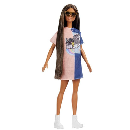 Barbie Fashionistas Doll - Pink Blue
