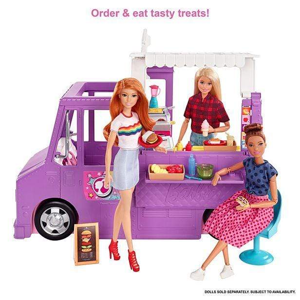 Barbie Toys BARBIE FOOD TRUCK (WITH DOLL)