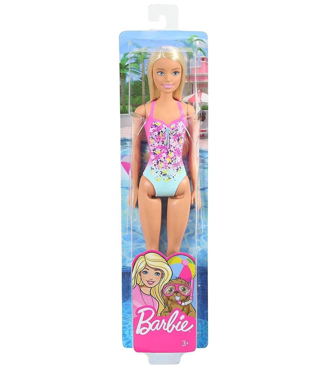 Barbie Toys Barbie GHW37 Doll Swimming Beach