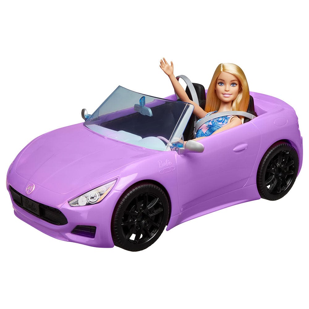 Barbie Toys Barbie Glam Convertible Car - Purple