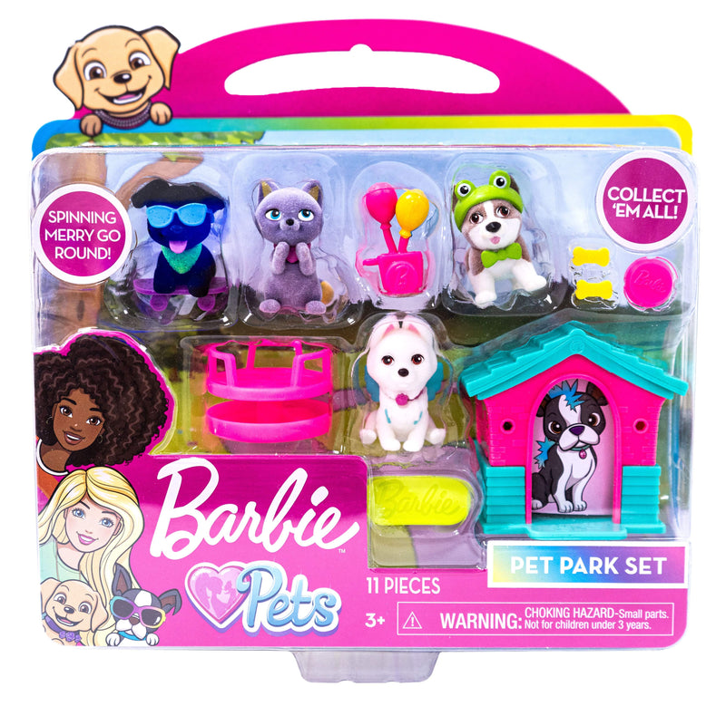 Barbie store pets playset