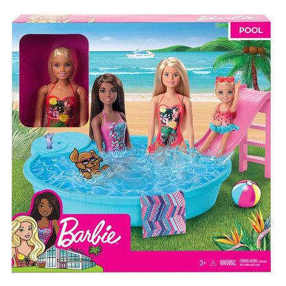Barbie Toys Barbie® Pool with Doll - Blonde