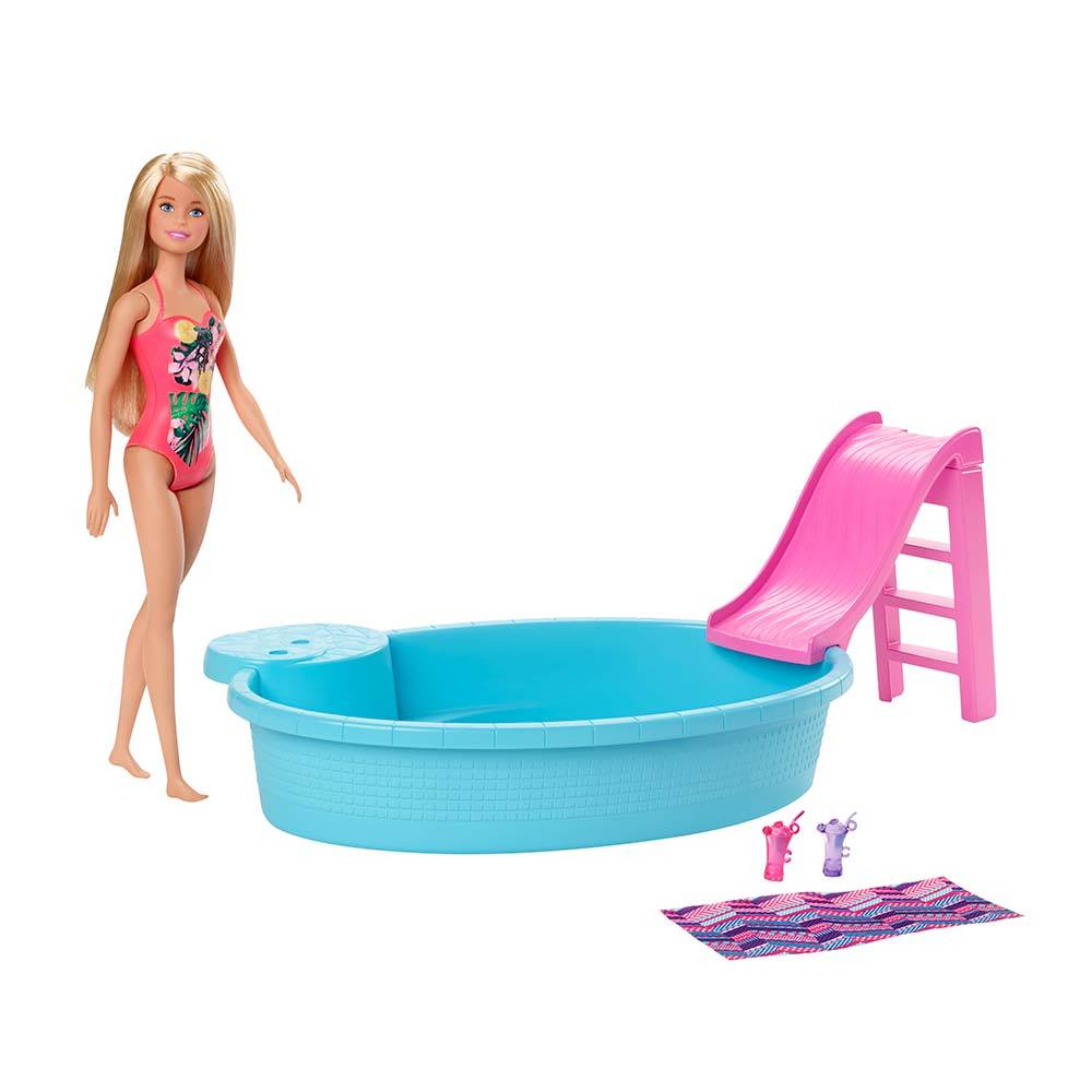 Barbie® Pool with Doll - Blonde – Flitit - Online Store