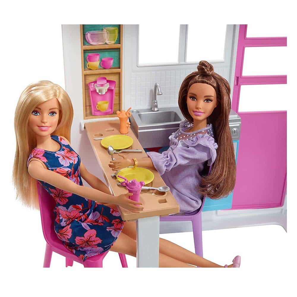 Barbie Toys Barbie - Portable Dollhouse - Furnished