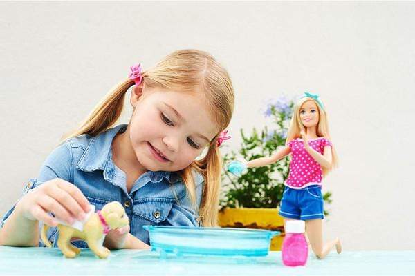 Barbie Toys BARBIE PUPPY BATH TIME