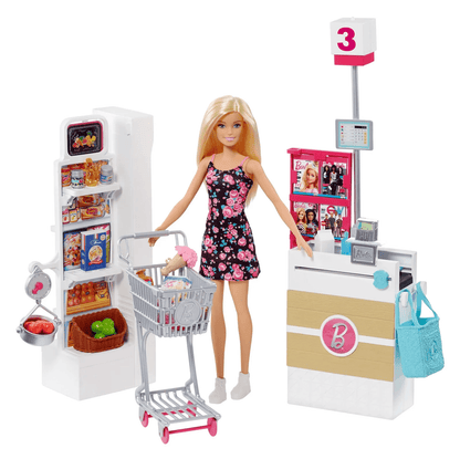Barbie Toys Barbie Supermarket Playset With Doll And Accessories