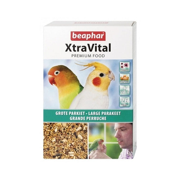 Beaphar Pet Supplies Beaphar XTRAVITAL Large Parakeet 1kg (New Formula)