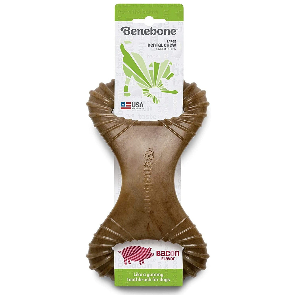 Benebone Pet Supplies Benebone Dental Chew Bacon - Large