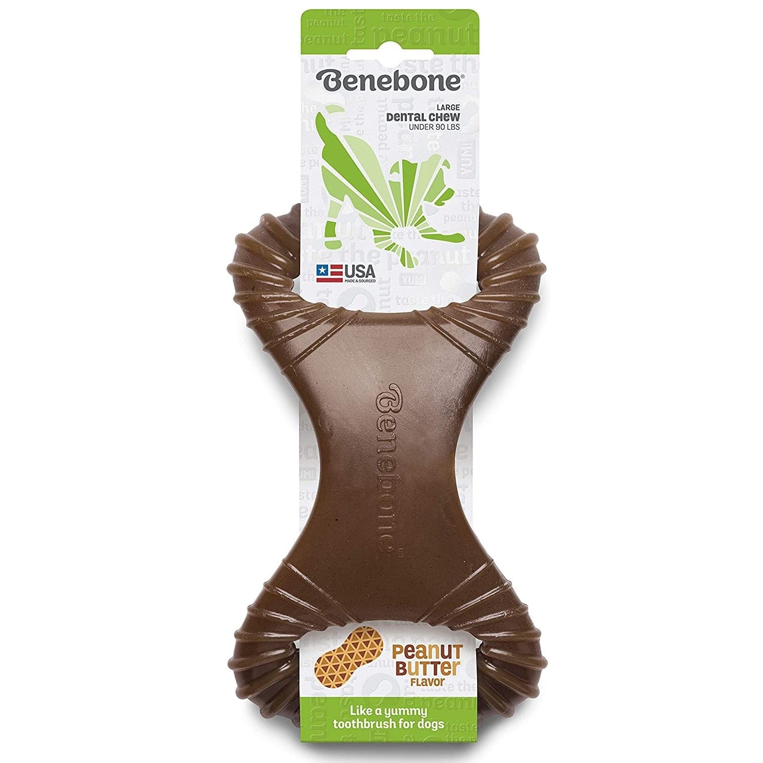Benebone Pet Supplies Benebone Dental Chew Peanut - Large