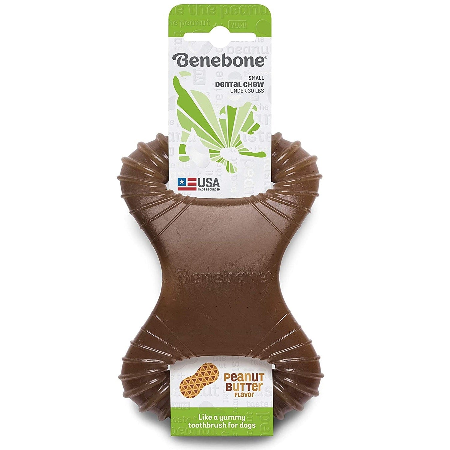 Benebone Pet Supplies Benebone Dental Chew Peanut - Small