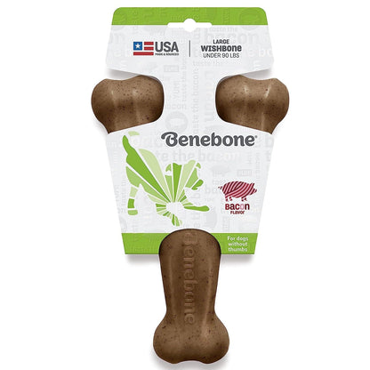 Benebone Pet Supplies Benebone Wishbone Bacon - Large