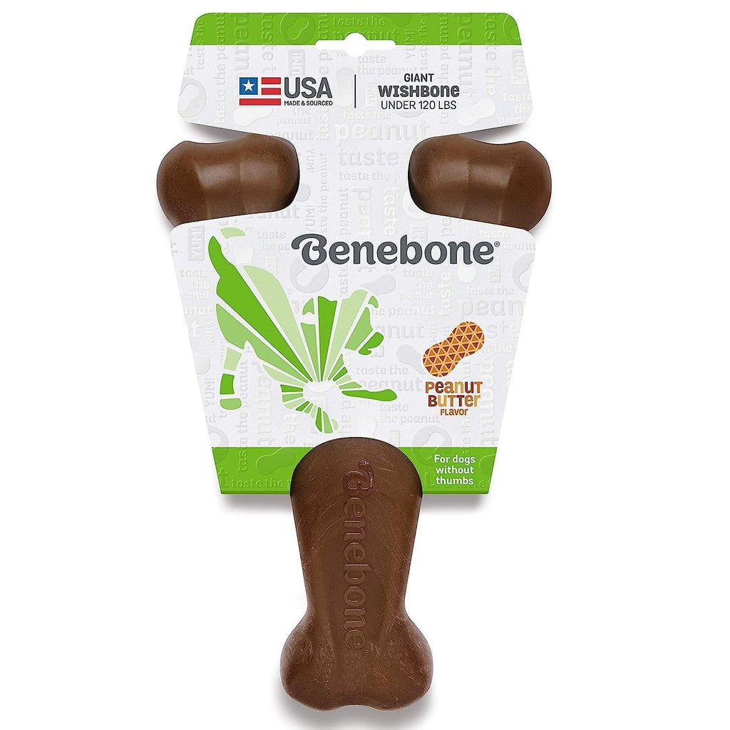 Benebone Pet Supplies Benebone Wishbone Peanut - Giant