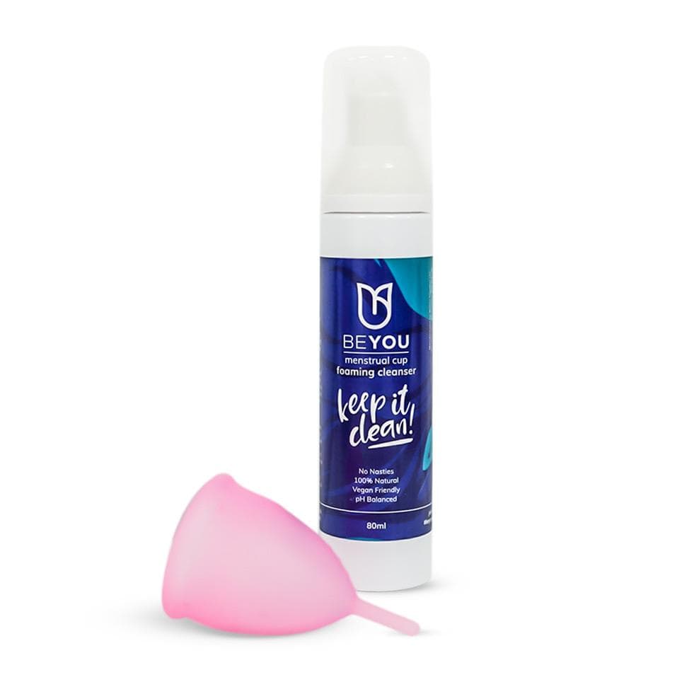 BeYou Beauty BeYou Menstrual Cup and Foaming Cleanser Duo 80ml Cup
