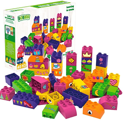 Biobuddi Toys BIobuddi education block Plate Girl