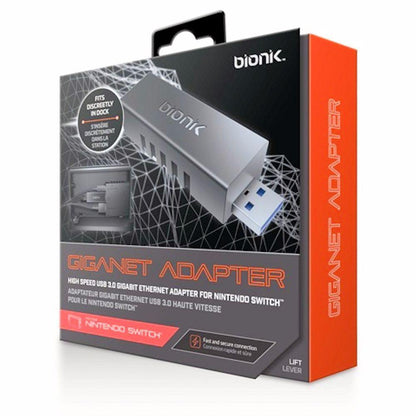 Bionik Gaming Bionik Giganet Adapter For Nintendo Switch