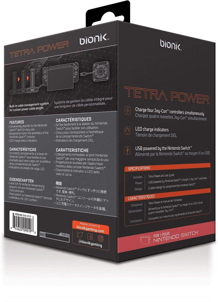 Bionik Gaming Bionik Tetra Power For Nintendo Switch