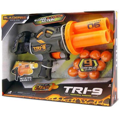 BLACKFIRE Toys Blackfire Tri-9 Ball Shooting W/Rotating Barrels