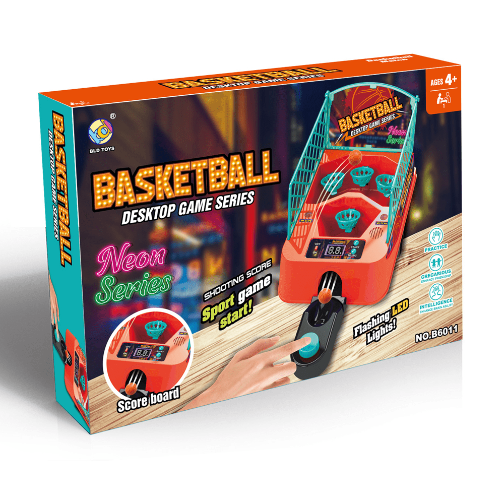 Bld-Toys Gaming Bld-Toys Basketball Desktop Game Neon Series