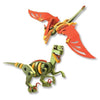 Bloco Toys Bloco Velociraptor & Pterosaur