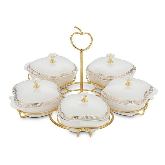 Blumen Home & Kitchen Blumen Bowl Set W/ Stand