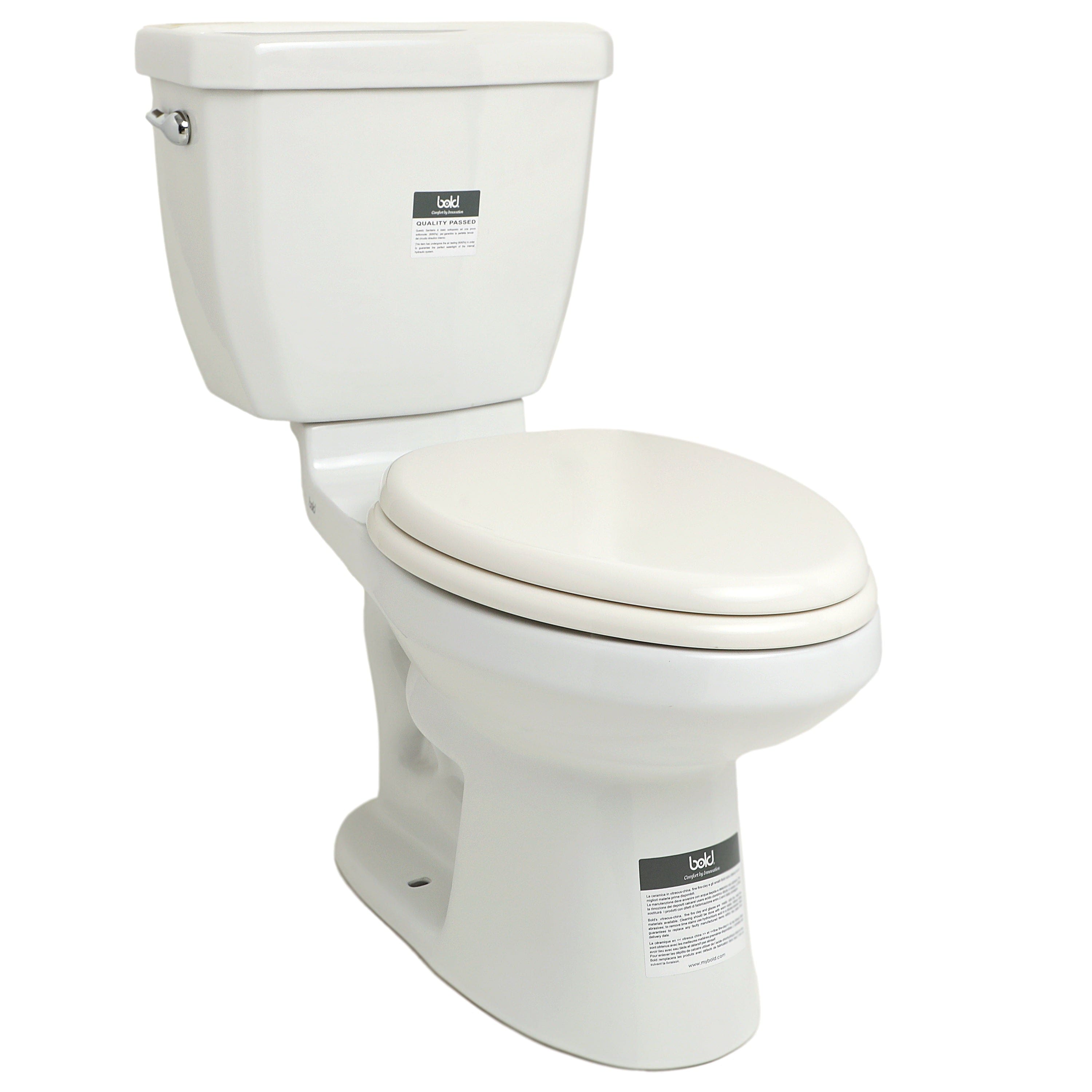 Bold Home & Kitchen Oderzo - Two Piece S-Trap WC (Set)