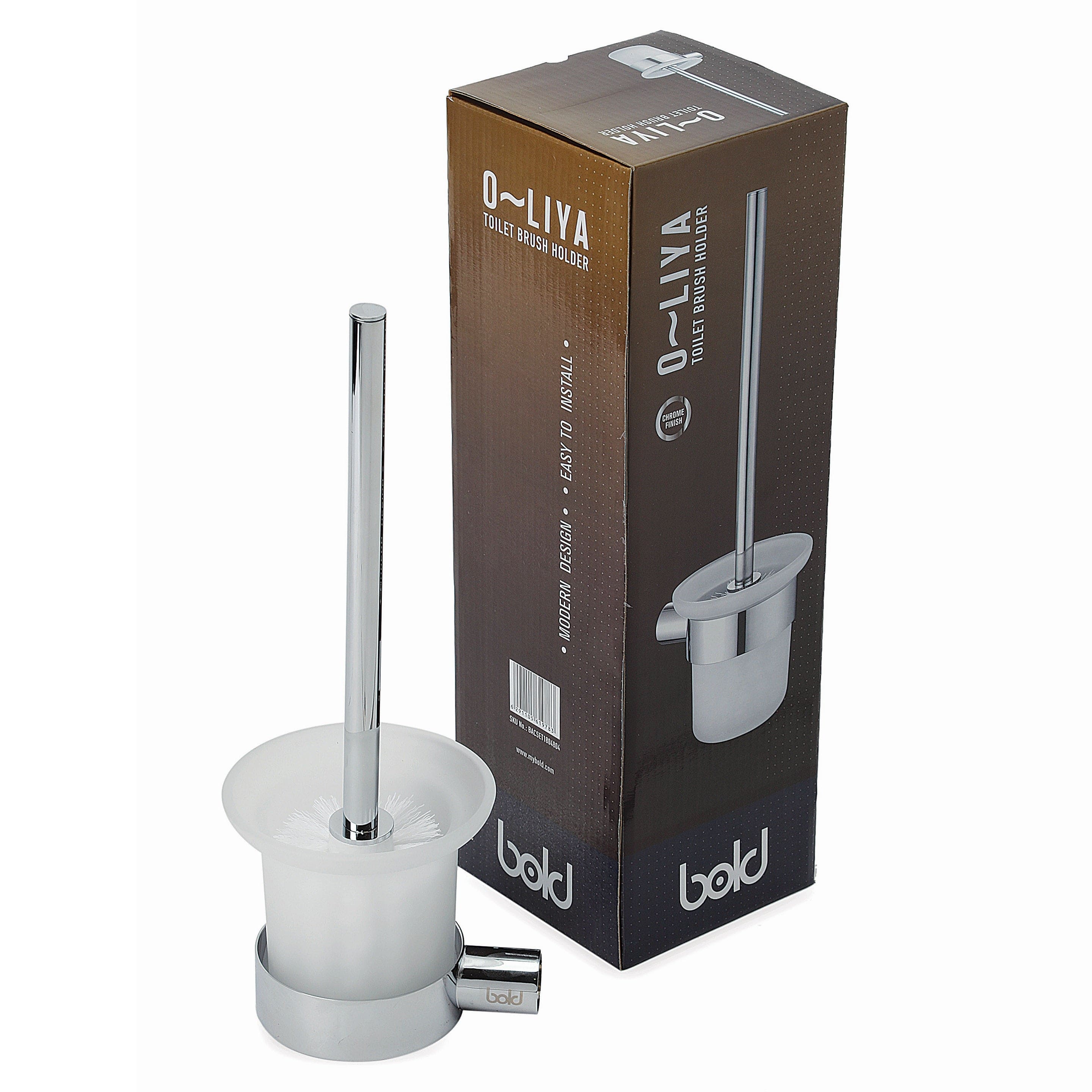 Bold Home & Kitchen Oliya Toilet Brush Holder