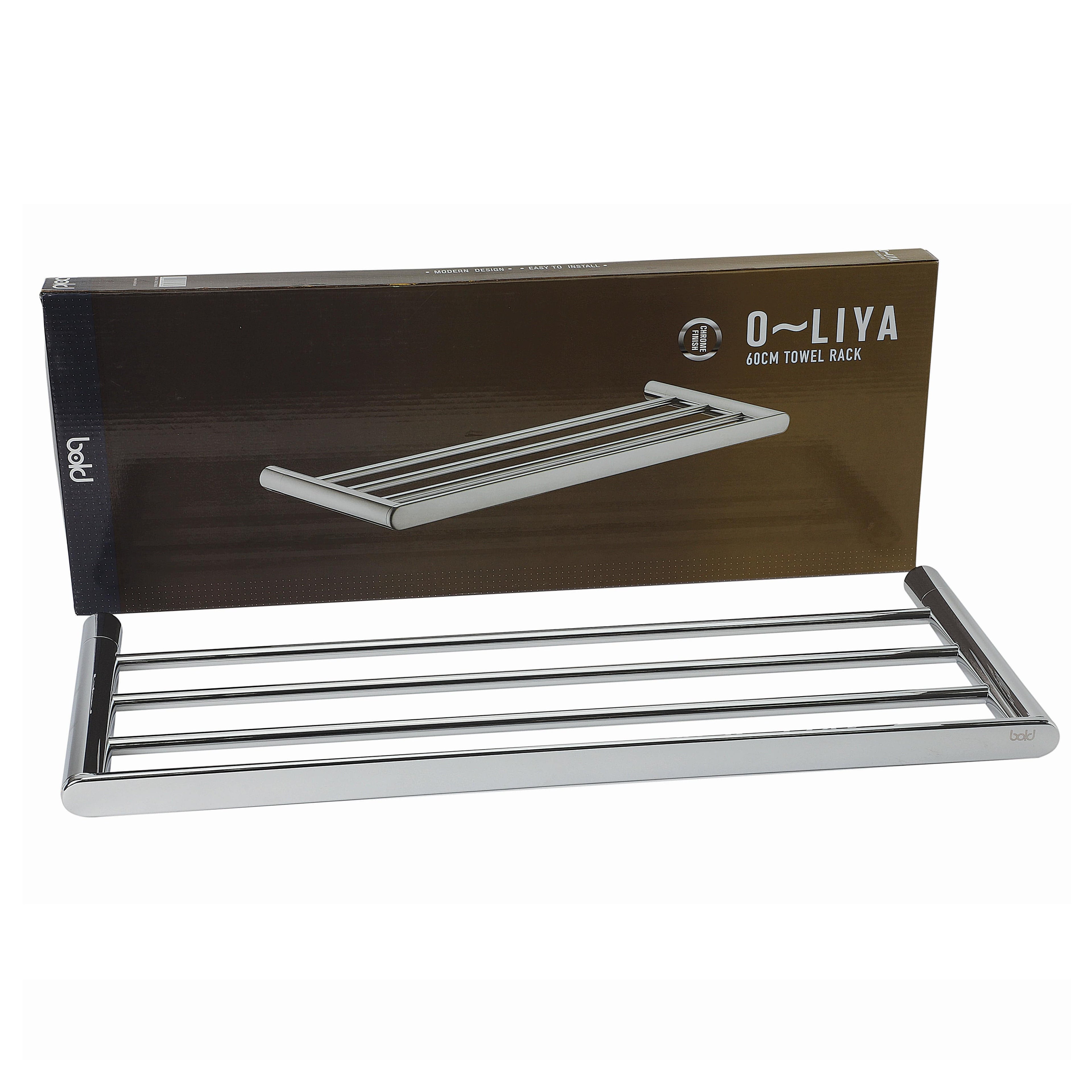 Bold Home & Kitchen Oliya Towel Rack - 60cm