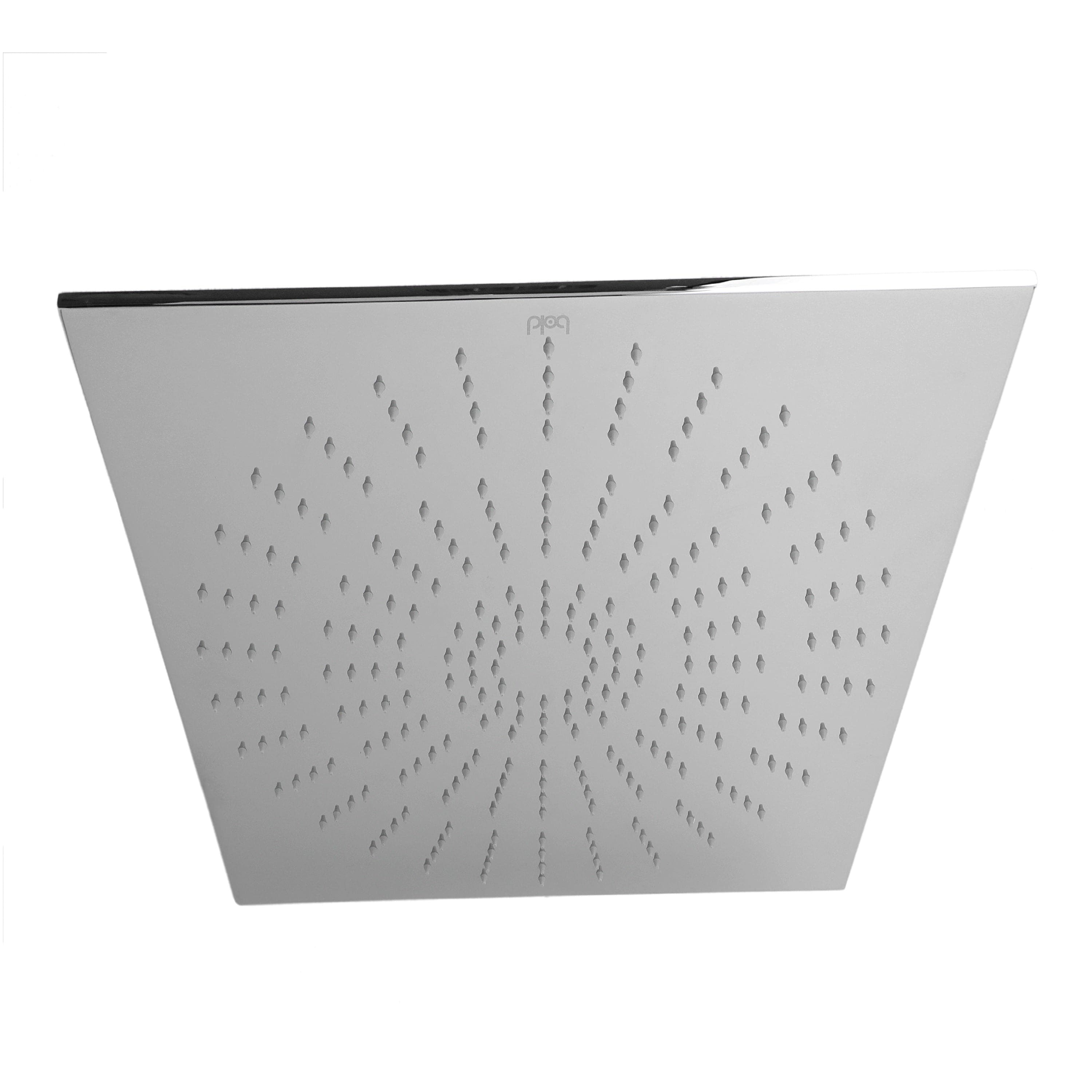 Bold Home & Kitchen Spa Rainforest Square Brass Showerhead