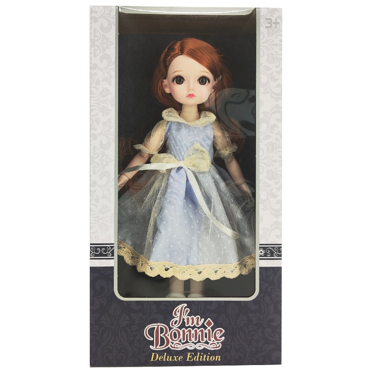 Bonnie Toys I'm Bonnie 12" Deluxe Fashion Doll, Blue Polka Dot Dress