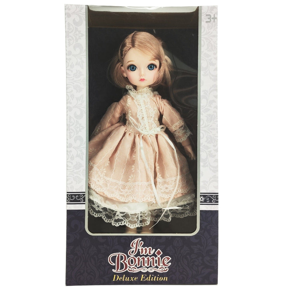 Bonnie Toys I'm Bonnie 12" Deluxe Fashion Doll , Peach Party Dress with Lace