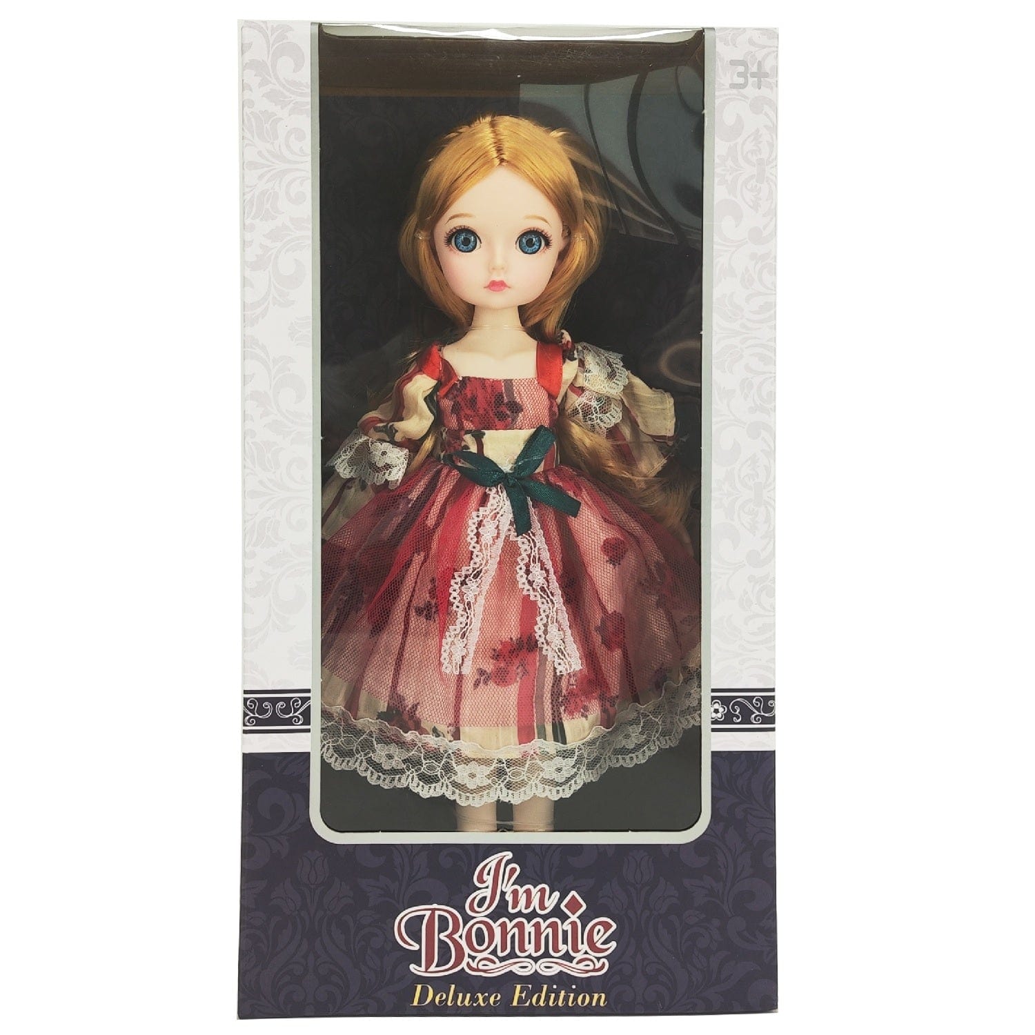 Bonnie Toys I'm Bonnie 12" Deluxe Fashion Doll , Red Party Dress with Lace