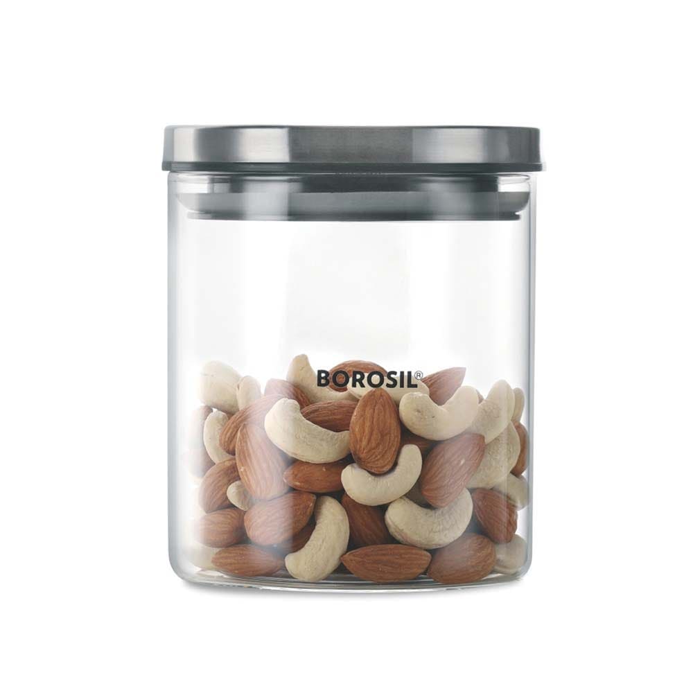 Borosil Home & Kitchen Borosil Classic Jar With Steel Lid