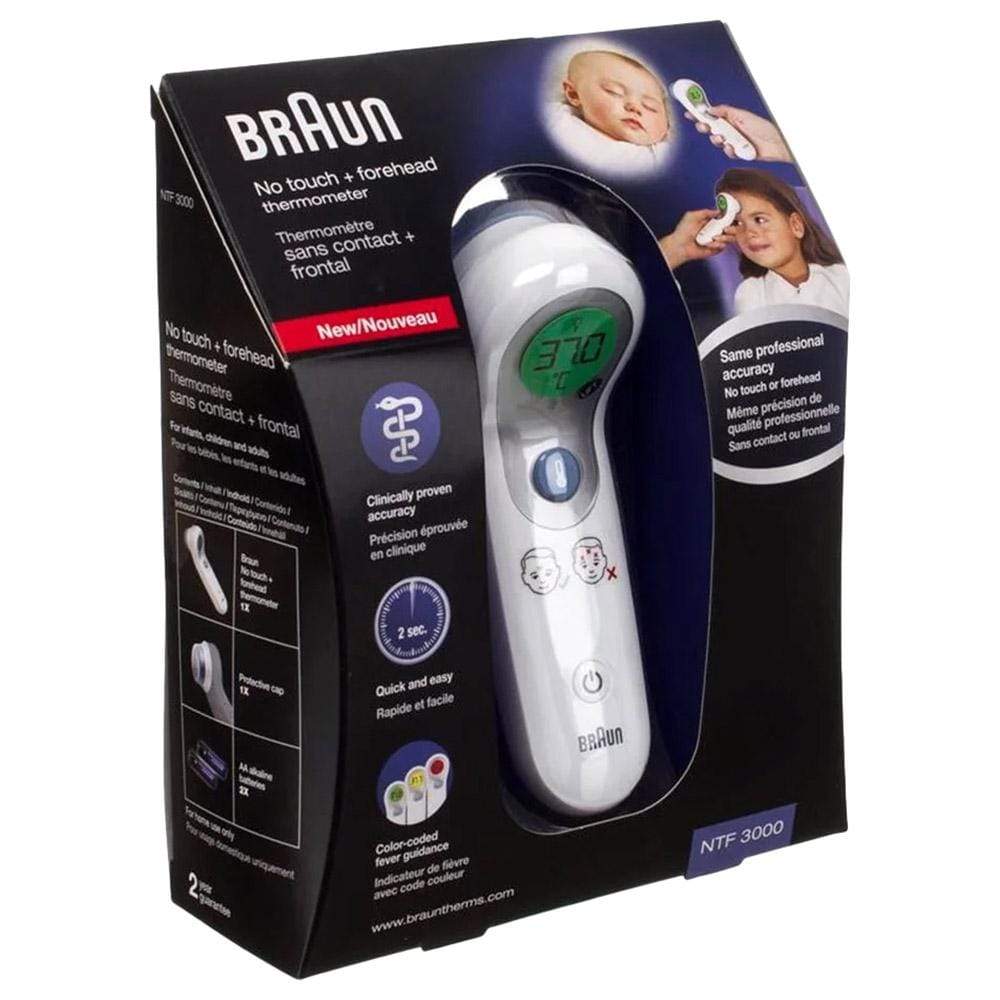 Braun Appliances Braun NTF3000 No Touch Plus Forehead Thermometer - White