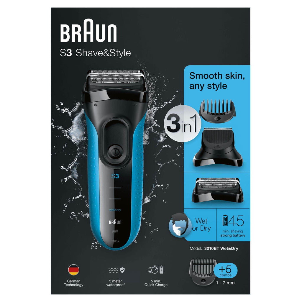 Braun Beauty Braun 3010BT Series 3 Shave & Style