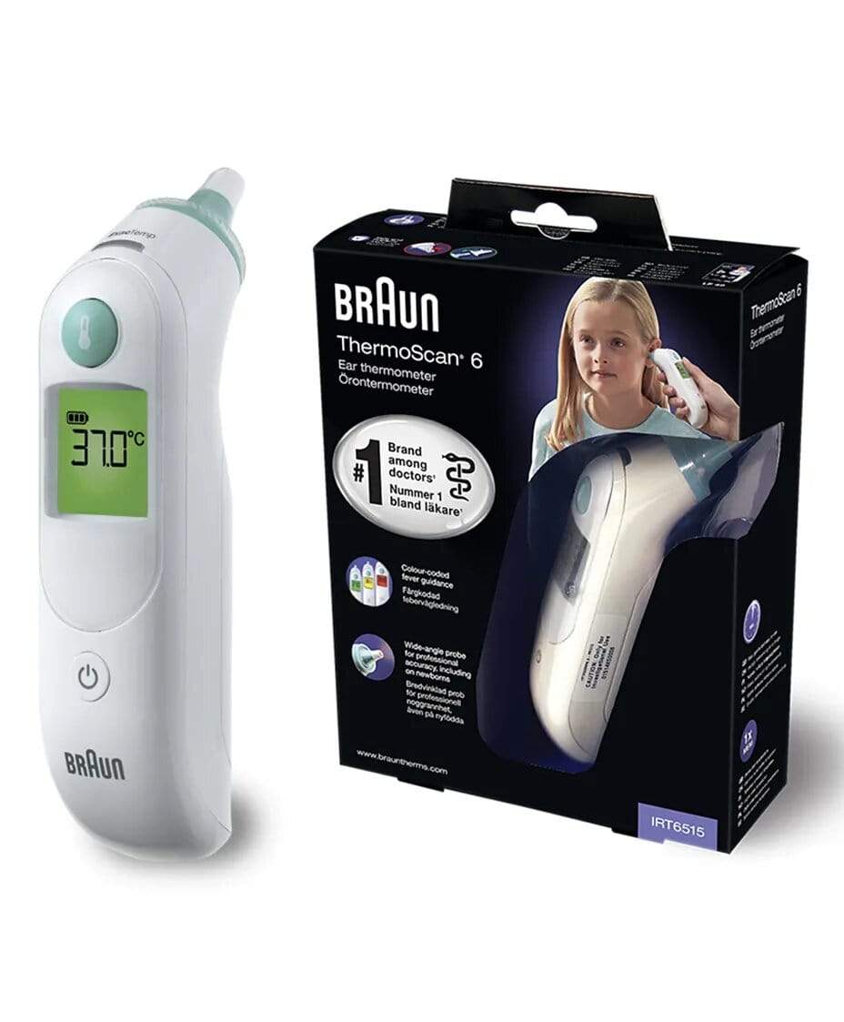 Braun Braun IRT 6151 ThermoScan 6 Infrared Ear Thermometer - White