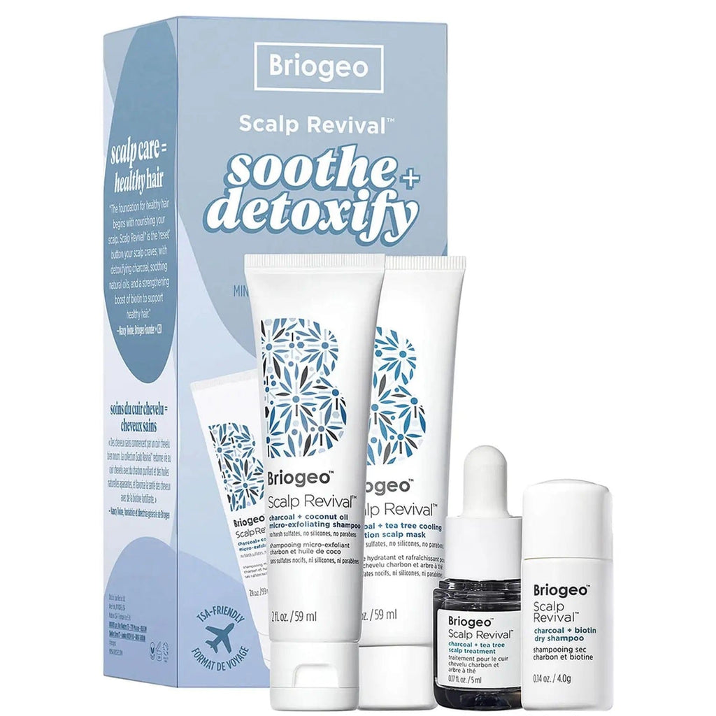 BRIOGEO Beauty Briogeo Scalp Revival Soothe + Detoxify Travel Set