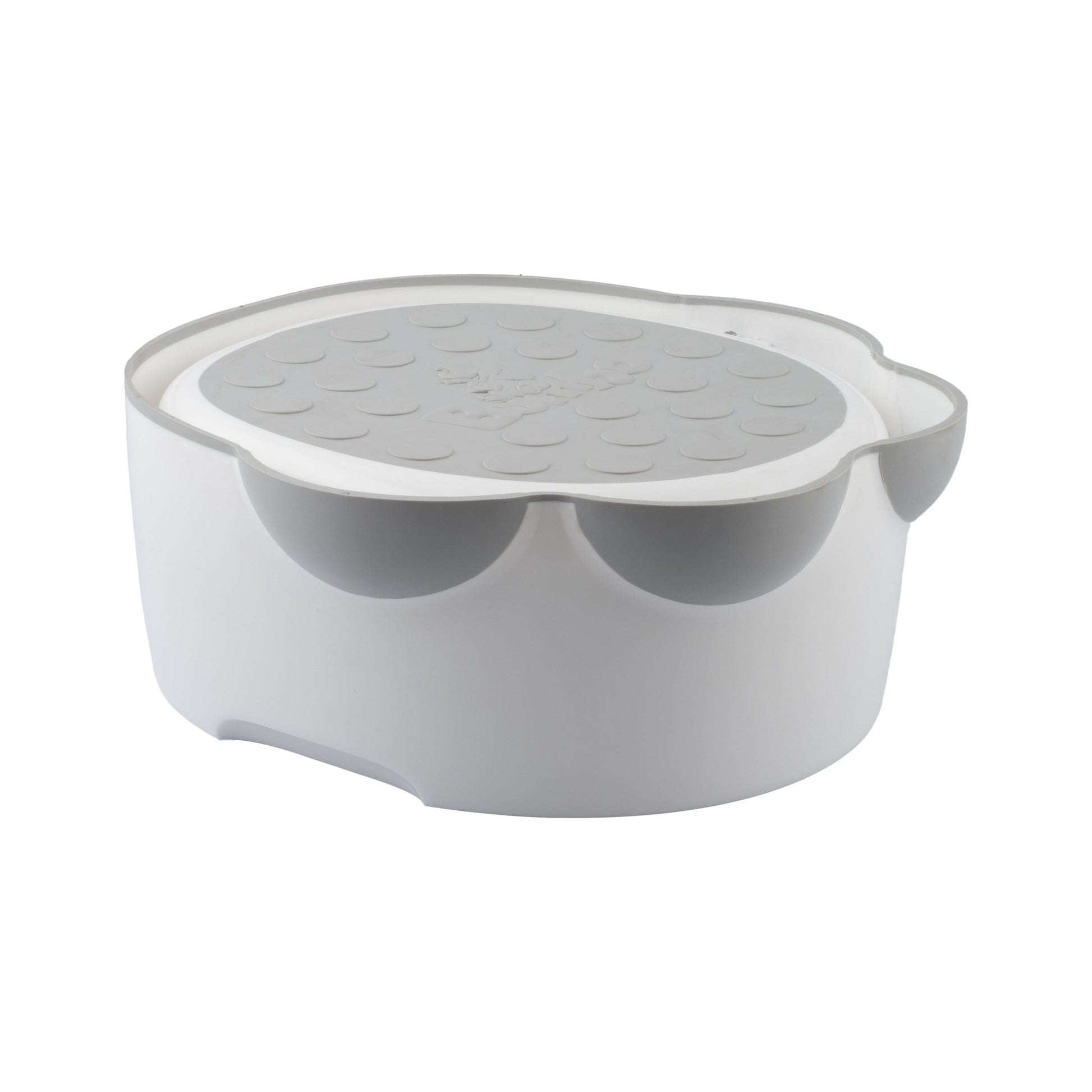 Bumbo Babies Bumbo Baby Potty Trainer with detachable Toilet Seat & Step Stool, Cool Grey