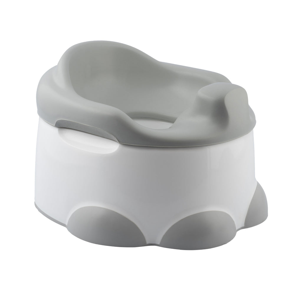 Bumbo Babies Bumbo Baby Potty Trainer with detachable Toilet Seat & Step Stool, Cool Grey