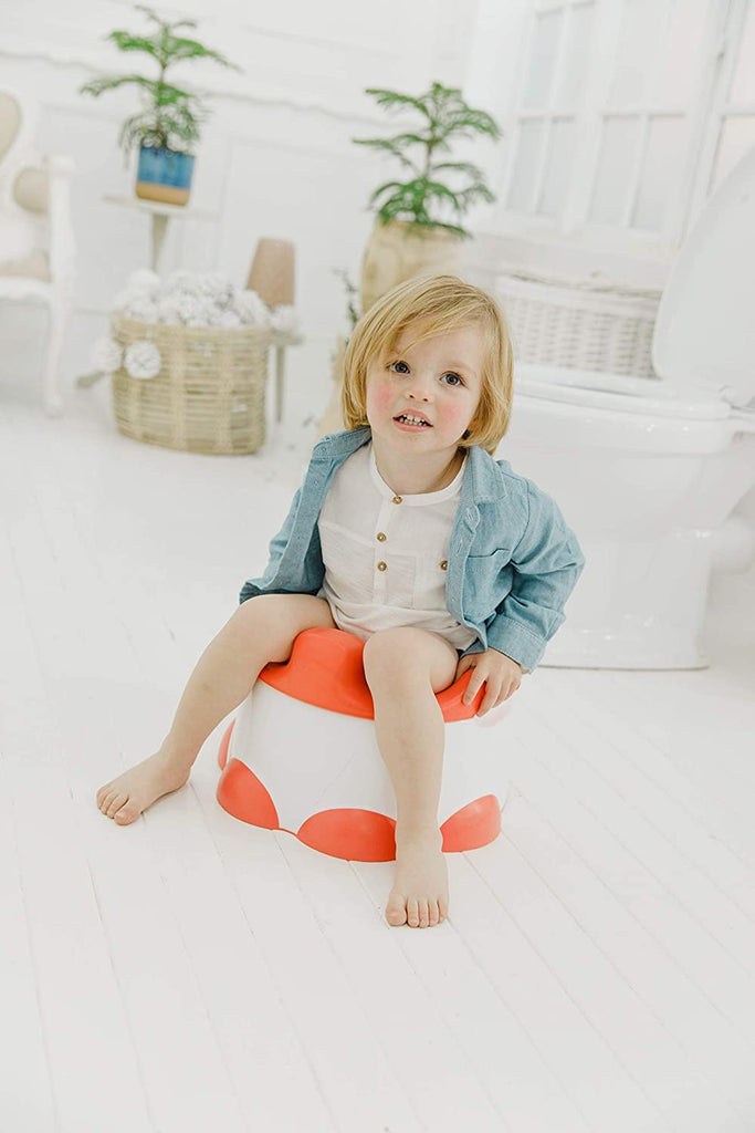 Bumbo Babies Bumbo Baby Potty Trainer with detachable Toilet Seat & Step Stool, Coral