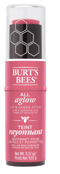 Burt's Bees 100% Natural All Aglow Lip & Cheek Stick 8.5g (Various Shades)