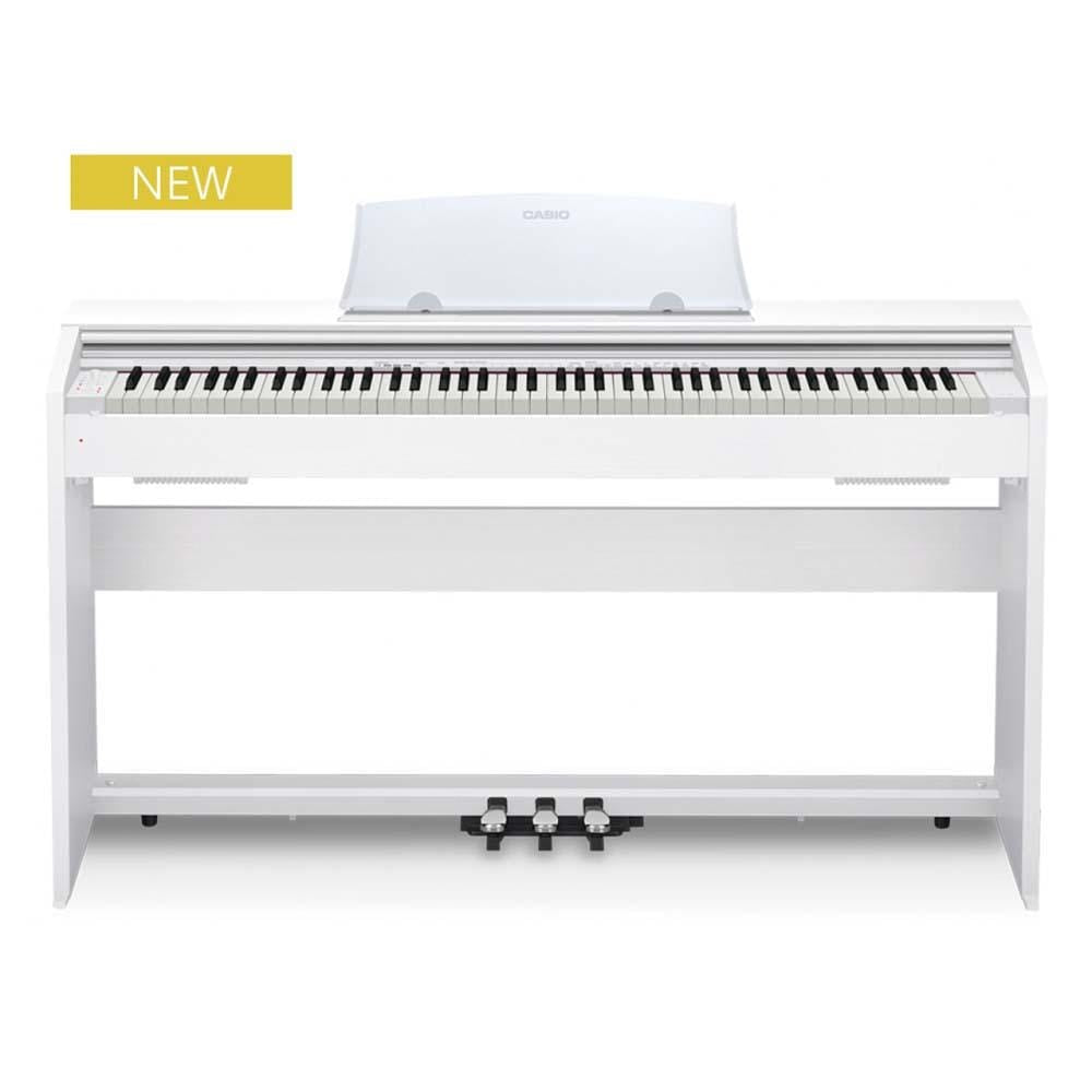 casio Electronics Casio PX-770WE Privia 88-Key Digital Piano (White)