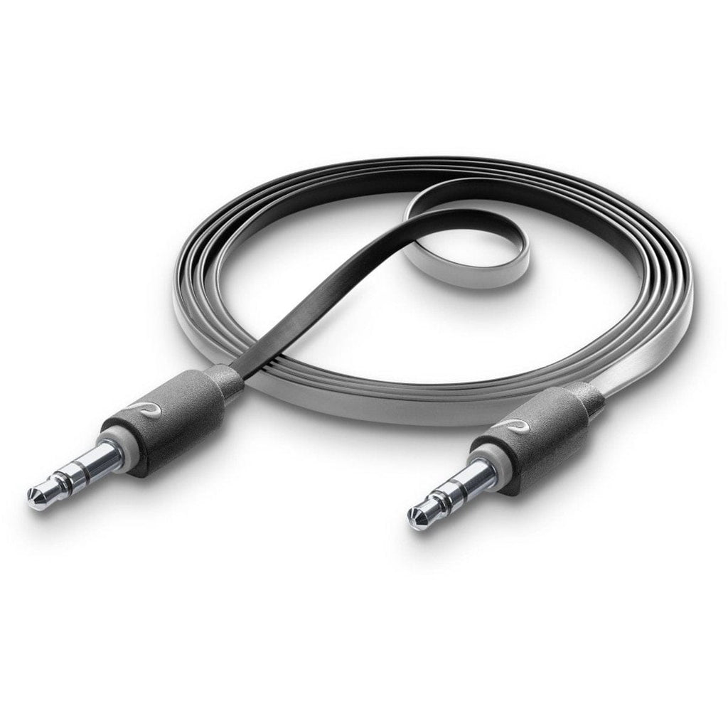 CELLULARLINE Electronics Cellularline AuxMusic Cable 3.5mm TO 3.5mm - Jack Black