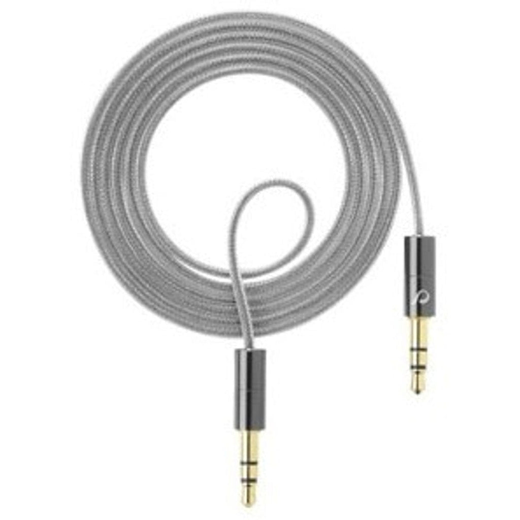 CELLULARLINE Electronics Cellularline AuxMusic Cable - 3.5mm To 3.5mm - Jack Grey