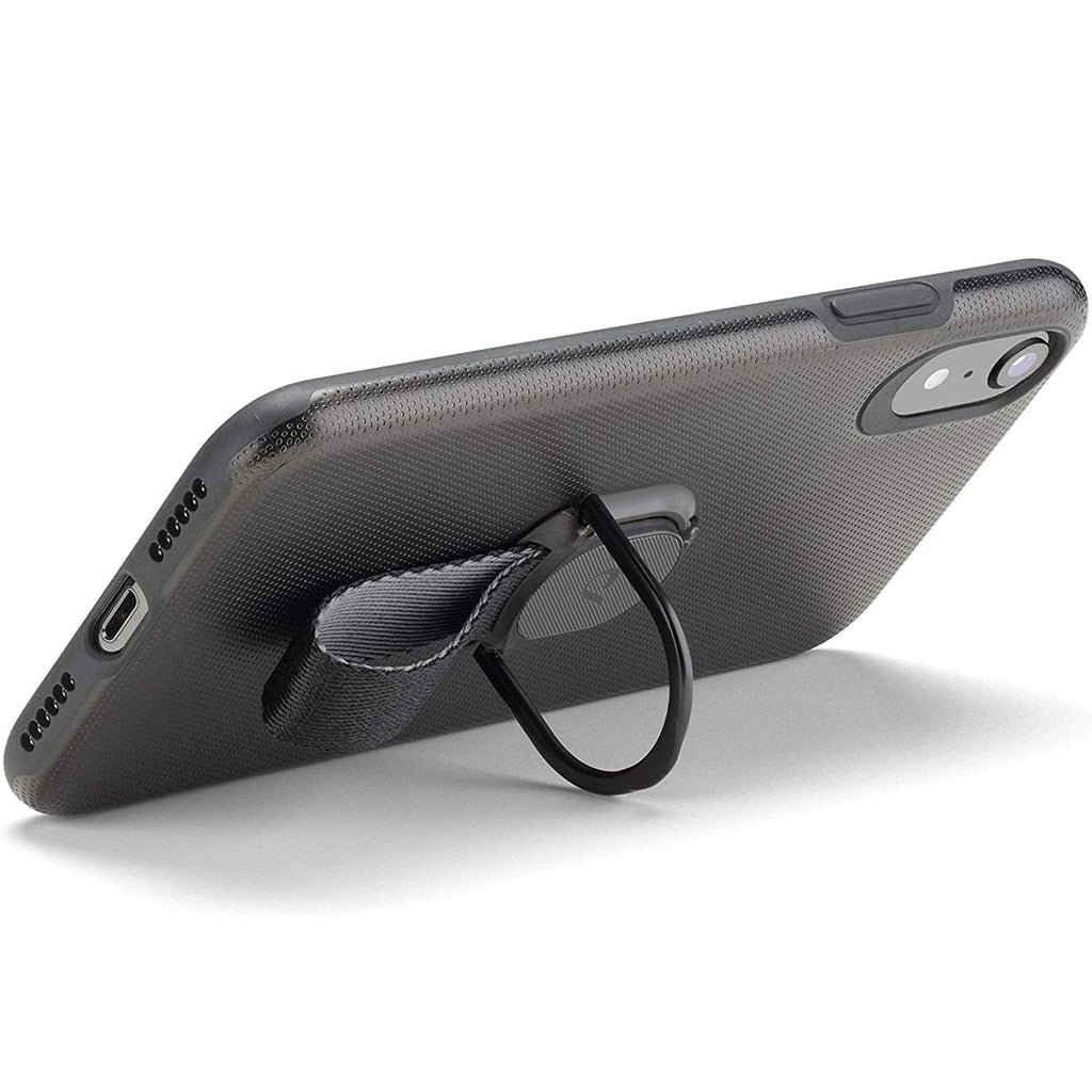 CELLULARLINE Electronics Cellularline Case With Finger Loop iPhone XS/X - Black