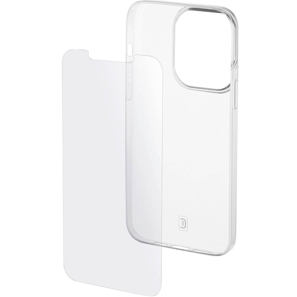 CELLULARLINE Electronics Cellularline Kit: Case + Glass iPhone 13 Pro Transparent